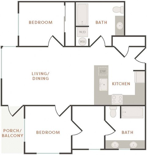 a diagram of a floor plan of a house